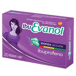 Ibu Evanol rápida acción x 20 capsulas